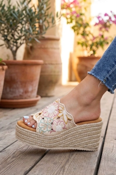Cuña gala - beige 2