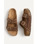 Sandalia plataforma Rock - marron