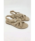 Sandalia plana Buli - Beige Pianno39