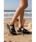 Sandalia Plataforma Zuberi - Negro pianno39