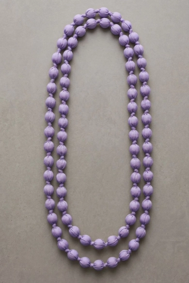 Collar Textil de Doble Vuelta - Negro