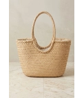Bolso Capazo Trenzado - Natural