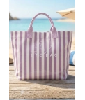 Bolso Tote Playero - Malva