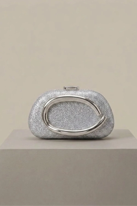 Bolso Clutch Grunel - Plata Pianno39