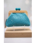 Bolso clutch Soleil - Azul Pianno39