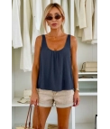 Top bohemio fluido - Azul Marino Pianno39