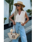 copia de Top Bohemio Dureli - Negro