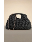 Bolso de Rafia Aneku - Negro Pianno39