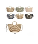 Bolso Tote de Rafia Milupa - Negro Pianno39