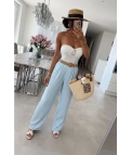 Pantalón vichy Lola - Azul Pianno39