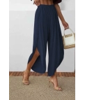 Pantalón Con Aberturas Torlina - Azul