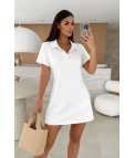 Vestido polo Tilo - Blanco Pianno39