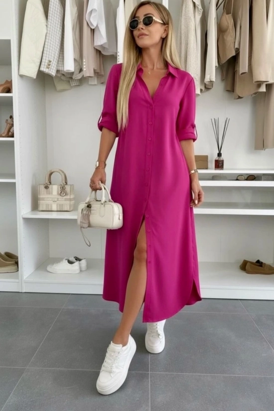 Vestido Crystal - Fucsia Pianno39