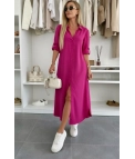 Vestido Crystal - Fucsia Pianno39