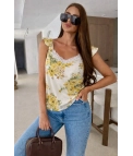 Top Estampado Floral Luti - Amarillo Pianno39