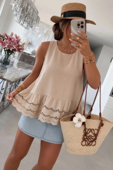 Top Fluido Velom - Beige Pianno39