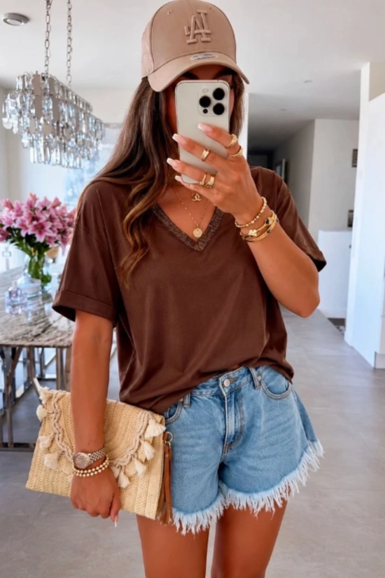 Top Fluido Lanter - Marrón Pianno39 2