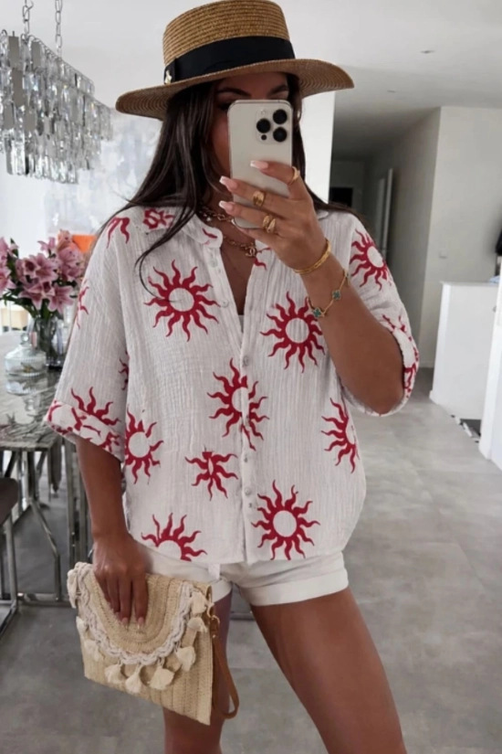 Camisa de gasa Ada - Blanco Pianno39 2