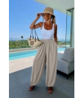 Pantalón fluido Poldri - Beige Pianno39