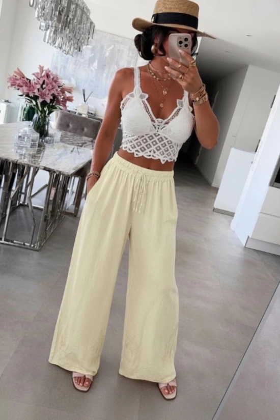 Pantalón Fluido Torlin - Amarillo Pianno39 2