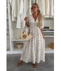Vestido largo Perla - Beige Pianno39