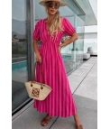 Vestido largo Olivia - Fucsia Pianno39