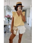 Blusa de gasa Aria - Amarillo Pianno39