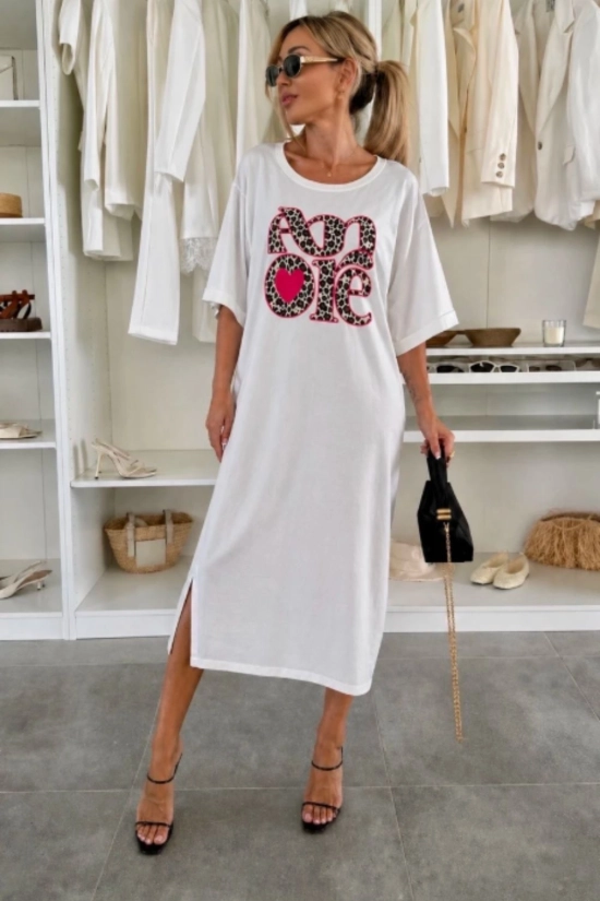 Vestido Casual Amore - Blanco