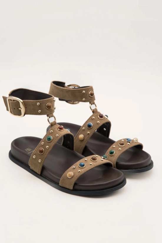 Sandalia Plana Diya - beige pianno39