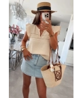 Top de gasa Oise - Beige Pianno39