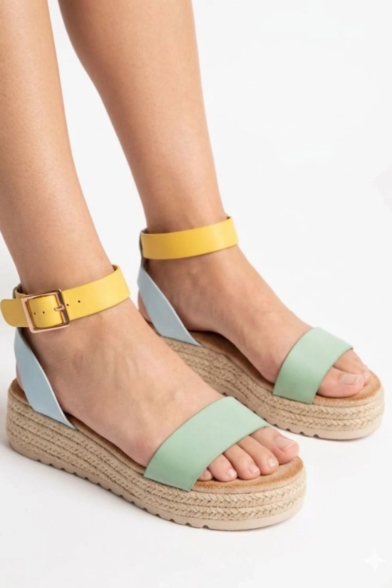 Sandalia Poldera - Verde 2