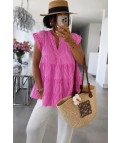 Blusa Bohemia Aisne - Rosa