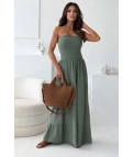 Vestido largo Aube - Kaki Pianno39