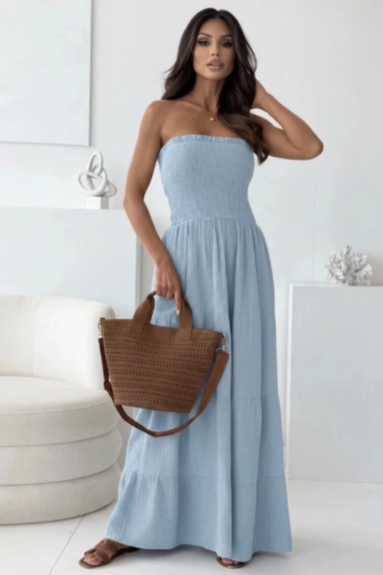 Vestido largo Aube - Azul Pianno39 2