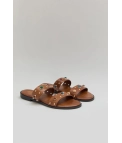 Sandalia plana Kerina - camel