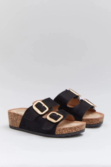 Sandalia plataforma Riga - Negro Pianno39