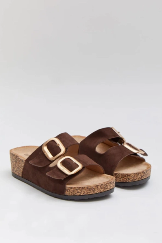 copia de copia de Sandalia plana Riga - Negro