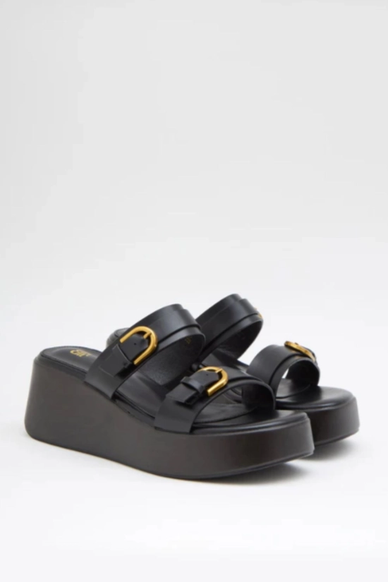 Sandalia plataforma Kiev - Negro Pianno39
