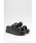 Sandalia plataforma Kiev - Negro