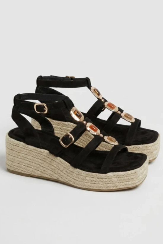 Sandalia plataforma Maule - Negro