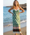 Vestido largo Suri - Verde