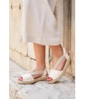 Sandalia Plana Moliz - Beige Pianno39