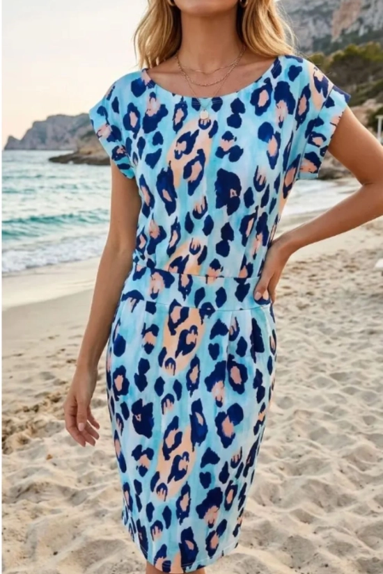 Vestido estampado Bris - Azul 2