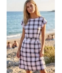 copia de copia de Vestido estampado Bris - Azul