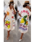 Vestido Camisero Lemonade - Estampado