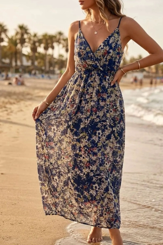Vestido Largo Panset - Azul