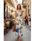 Vestido Largo Delvi - Blanco