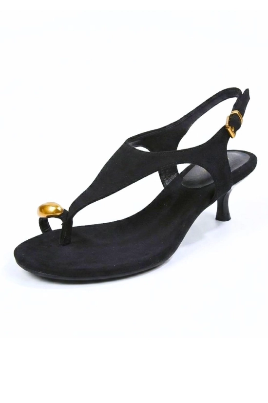 Sandalia de tacón Kira - negro pianno 39