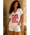 Camiseta More - Blanco