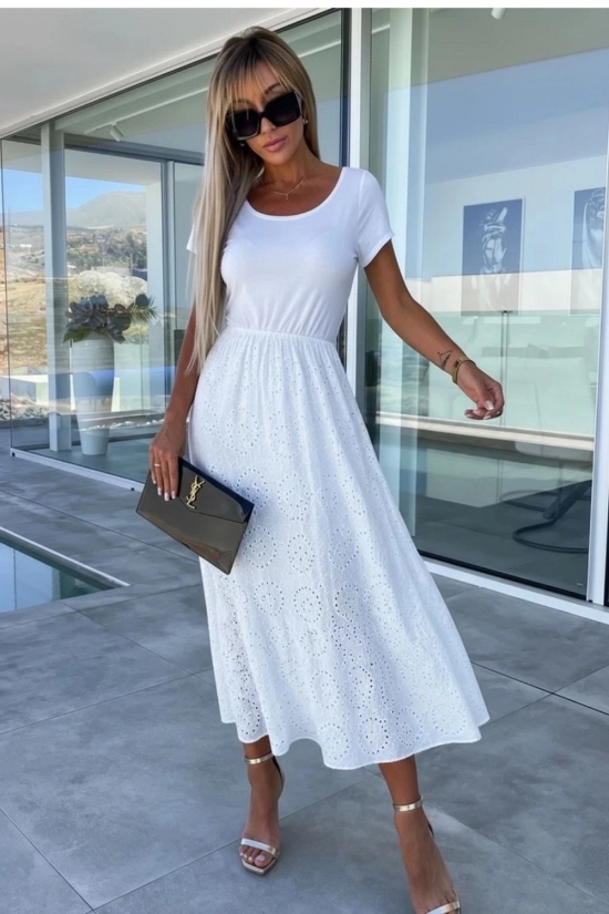 Vestido largo Marea - Blanco 2